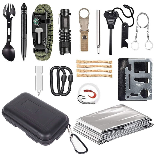 Kit Supervivencia Herramientas Camping Guerras Catástrofes