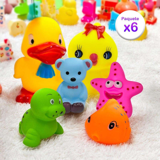 Juguetes Chillones x6 unidades para Bebés