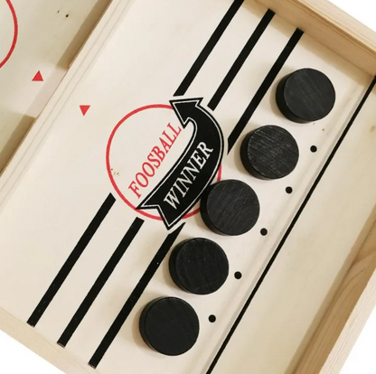 Juego de hockey de mesa de madera
