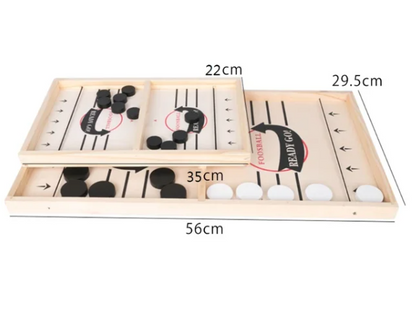 Juego de hockey de mesa de madera