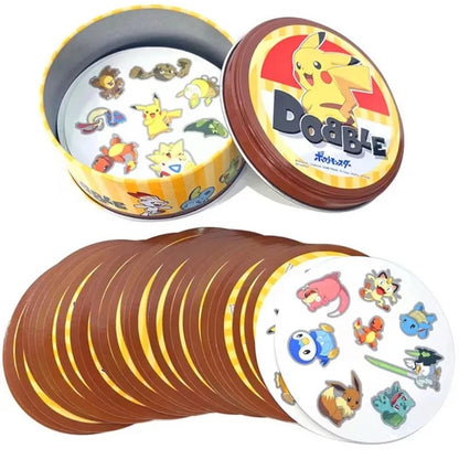 Juego De Mesa Spot It Dobble Game Emoji Pokémon