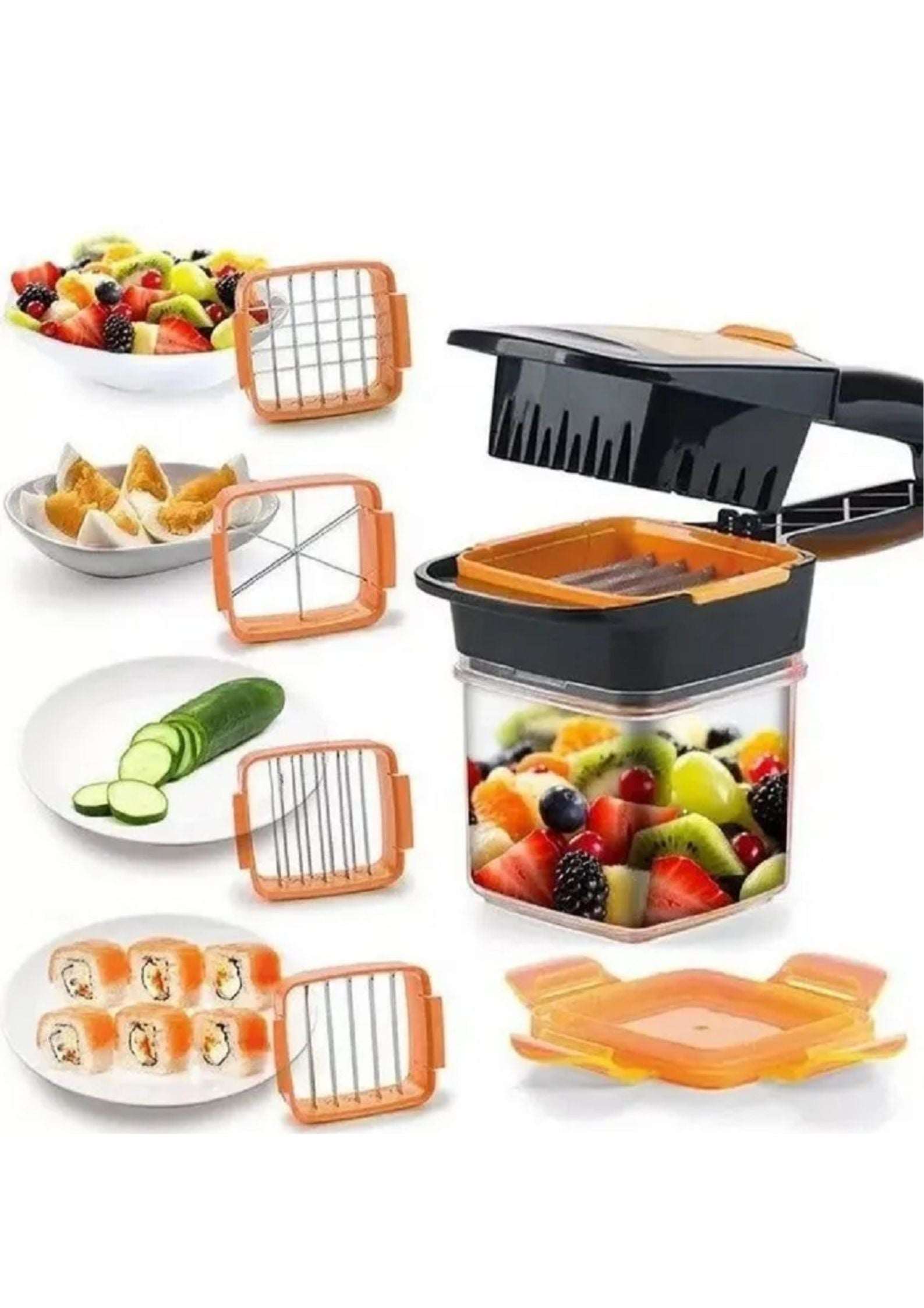Cortador De Frutas y Verduras cocina 5 en 1 Nicer Dicer Quick
