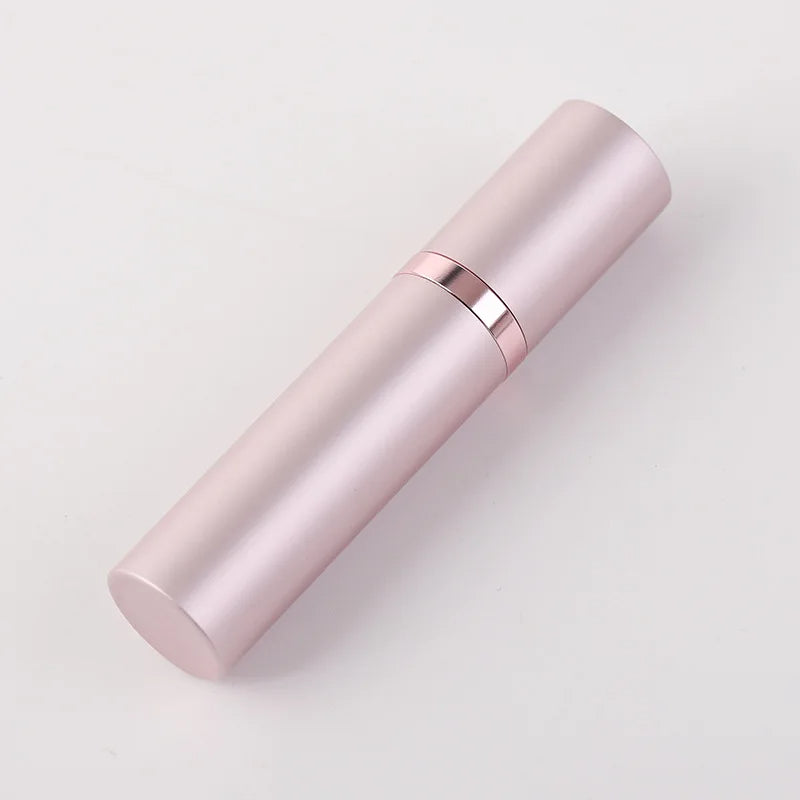 🟡 Mini botella de Perfume recargable de 5ml, botella cosmética portátil, botella pulverizadora, atomizador, contenedor en aerosol, botellas recargables de viaje, oficina, estudio, fuera de la casa