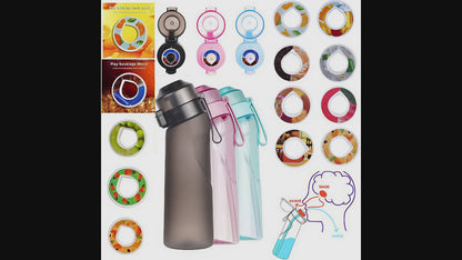 Termo De Agua Con Sabor + 3 Sabores  Flavour Bottle