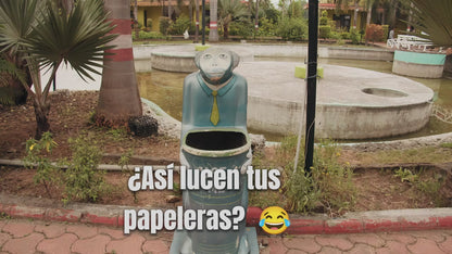 Caneca Papelera Con Sensor Automático Abre Cierra