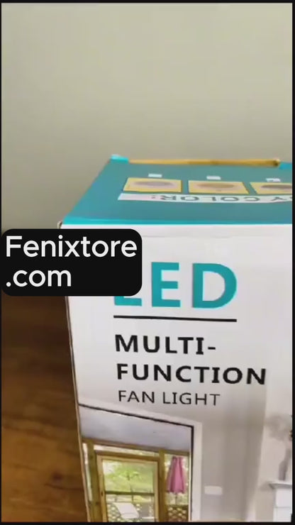 Ventilador Plafón Led