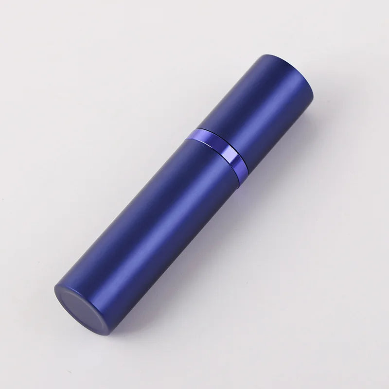 🟡 Mini botella de Perfume recargable de 5ml, botella cosmética portátil, botella pulverizadora, atomizador, contenedor en aerosol, botellas recargables de viaje, oficina, estudio, fuera de la casa