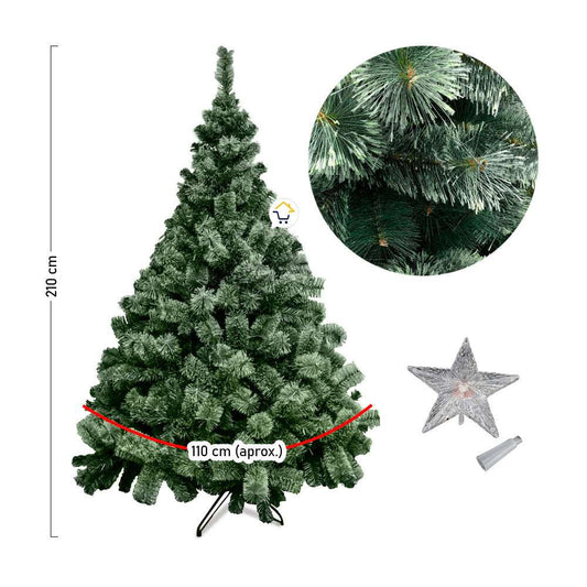 Árbol Navidad Clásico Tupido 210 cm
