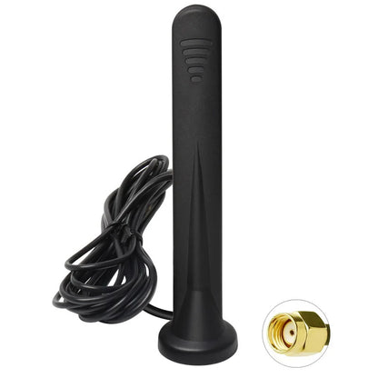 🟡 Antena 3G 4G 5G antena para exteriores de alta ganancia 15dBi RP SMA macho TS9 CRC9, antena magnética impermeable para módem enrutador Wifi