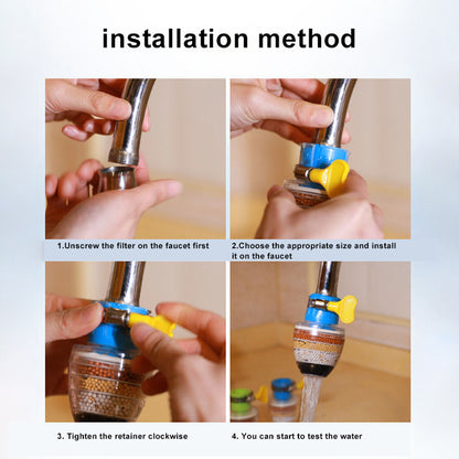 Filtro purificador de agua universal para llave de grifo