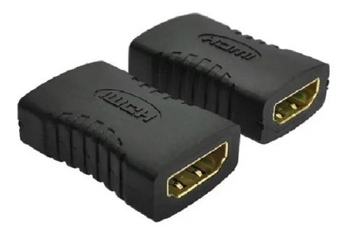 Unión Adaptador Hdmi A Hdmi 1080p Hembra A Hembra x2 unidades